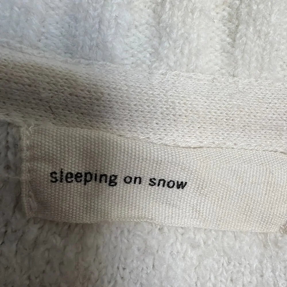 Anthropologie Sleeping on Snow Woodland Stroll poncho sweater S boho softgirl